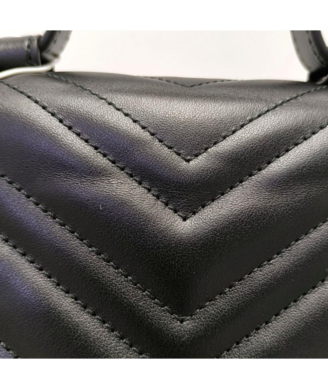 GUCCI Черная кожаная сумка через плечо, фото 3