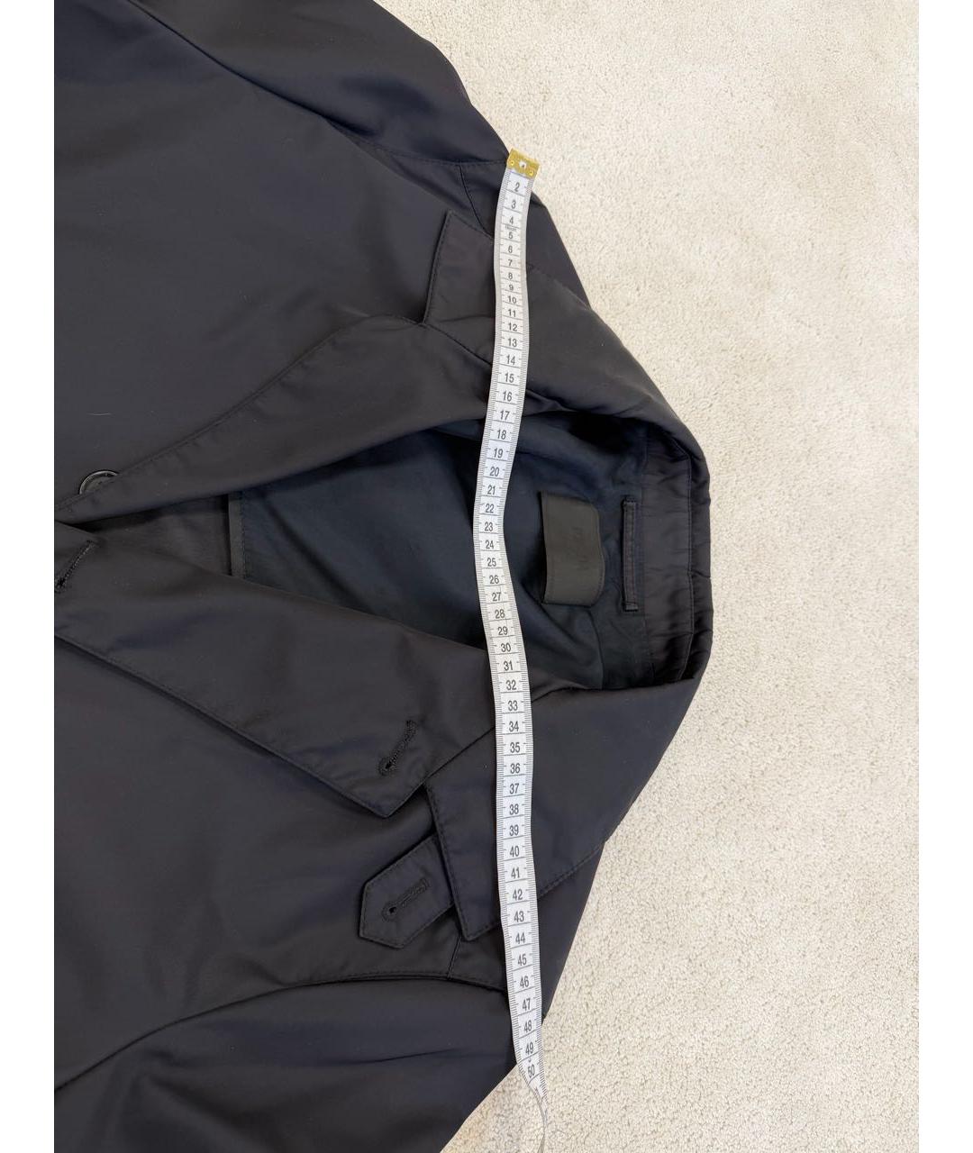 PRADA Черный тренч / плащ, фото 6