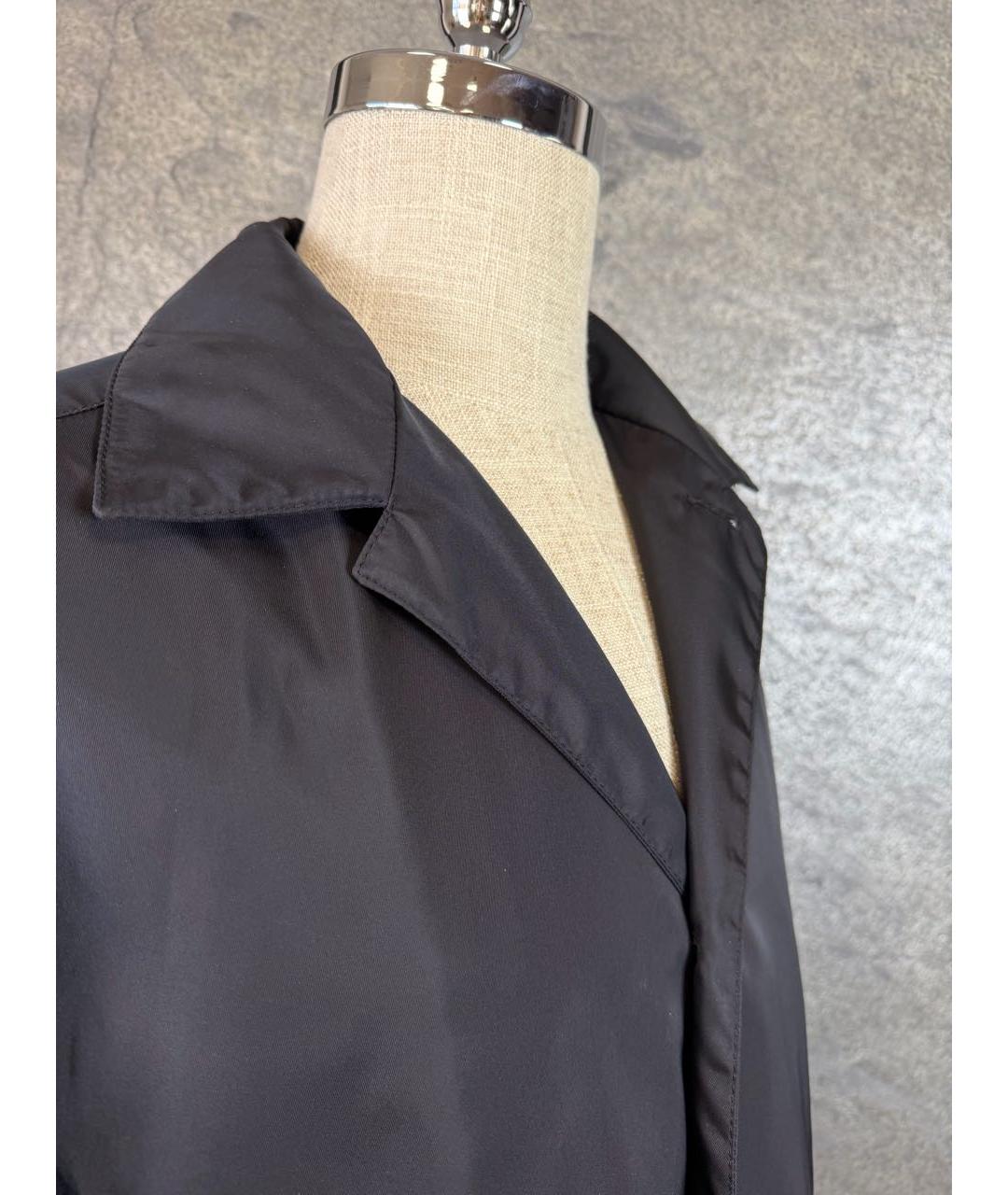 PRADA Черный тренч / плащ, фото 4