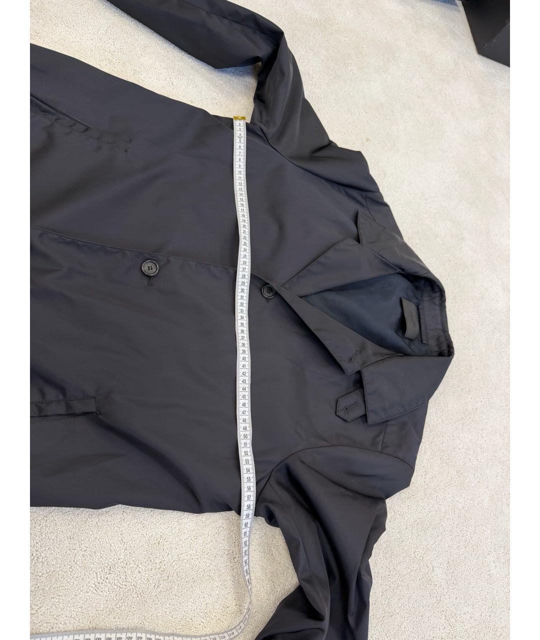 PRADA Черный тренч / плащ, фото 7