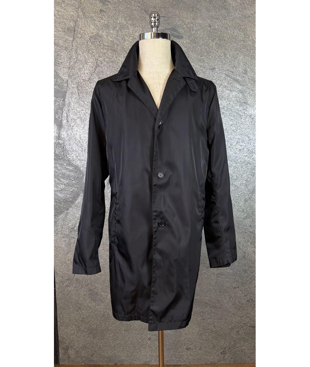 PRADA Черный тренч / плащ, фото 9
