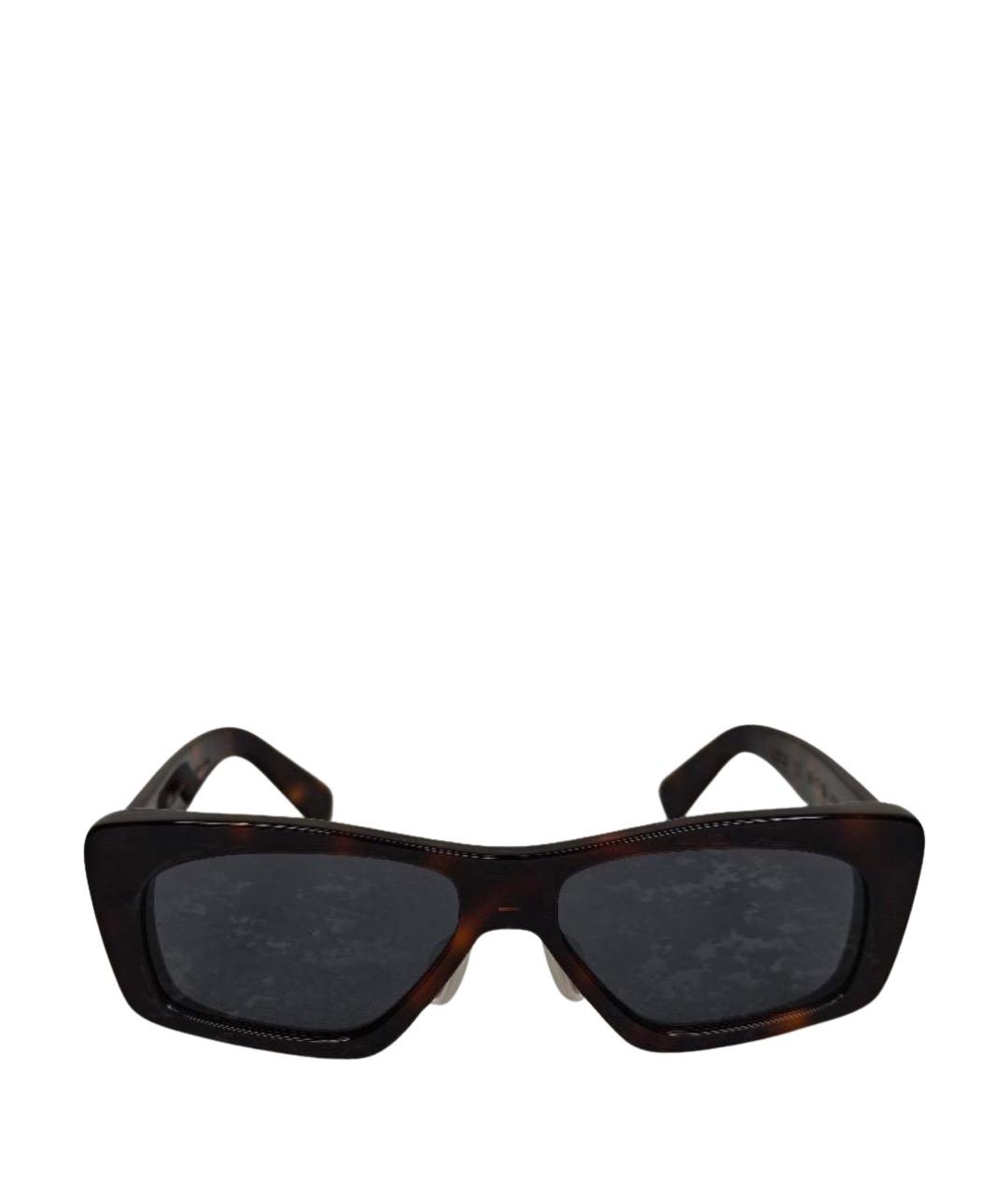 Brain Dead Коричневые пластиковые солнцезащитные очки, фото 1