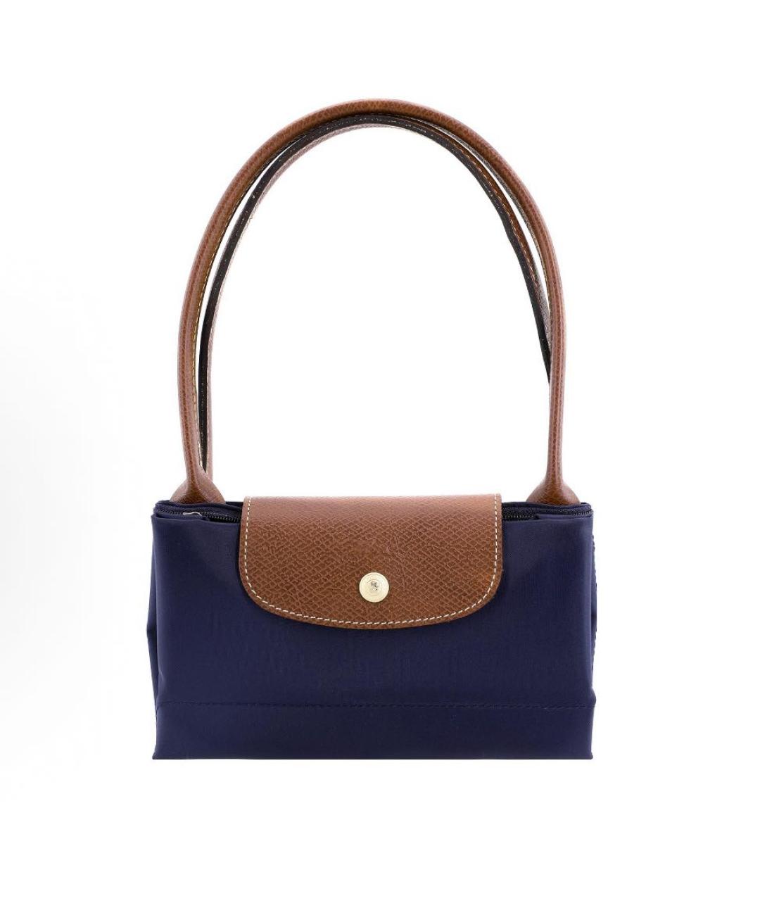 LONGCHAMP Темно-синяя сумка тоут, фото 6