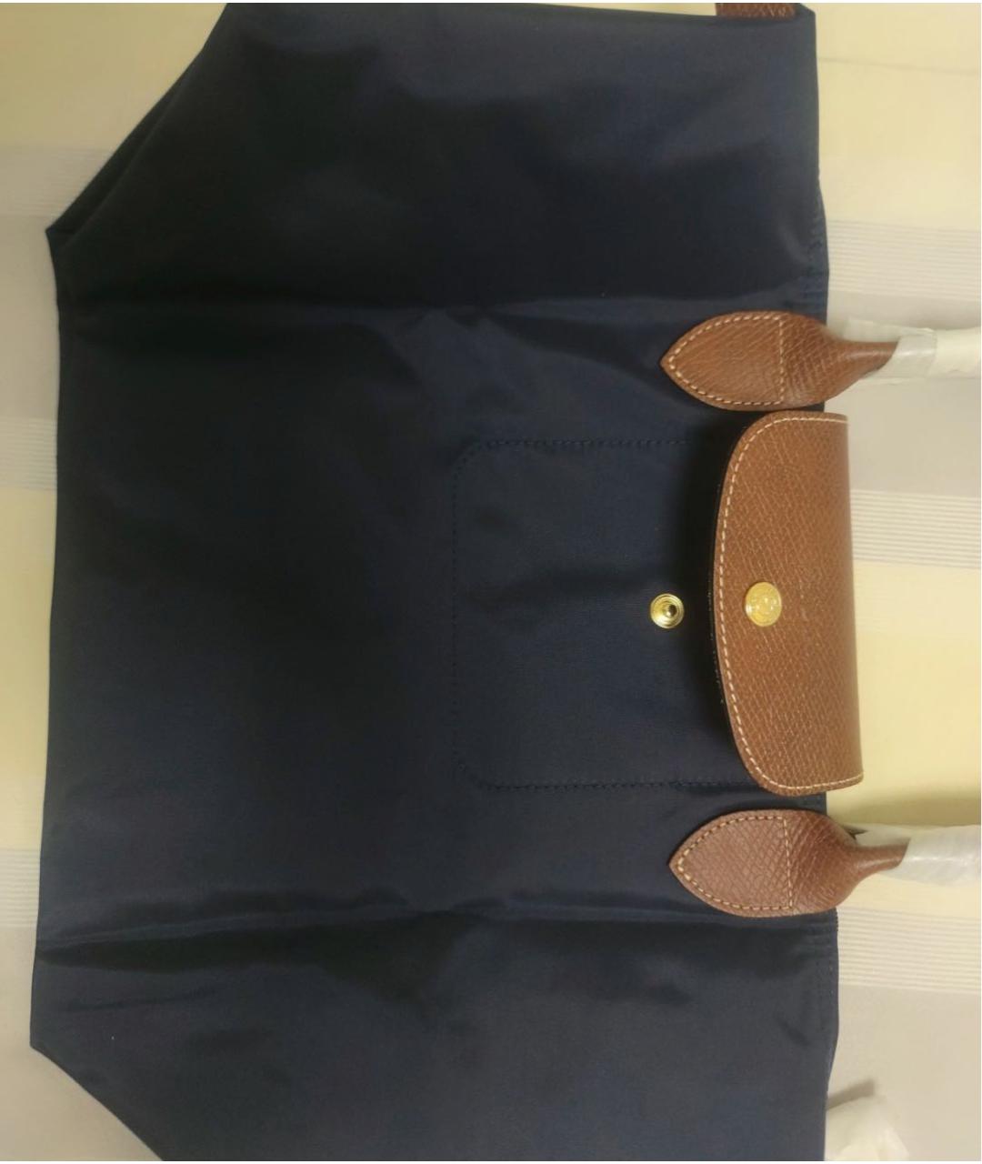 LONGCHAMP Темно-синяя сумка тоут, фото 5