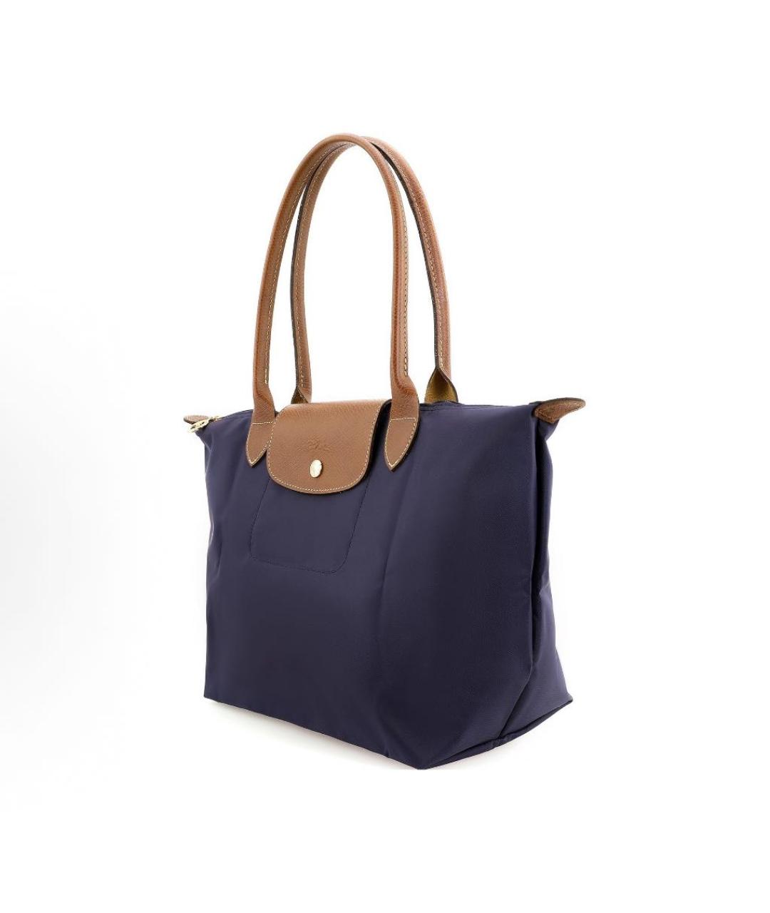 LONGCHAMP Темно-синяя сумка тоут, фото 8