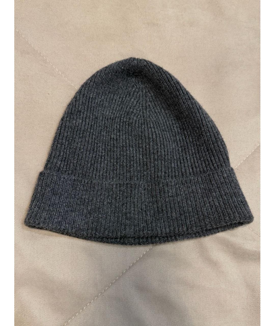 PRADA Антрацитовая кашемировая шапка, фото 4