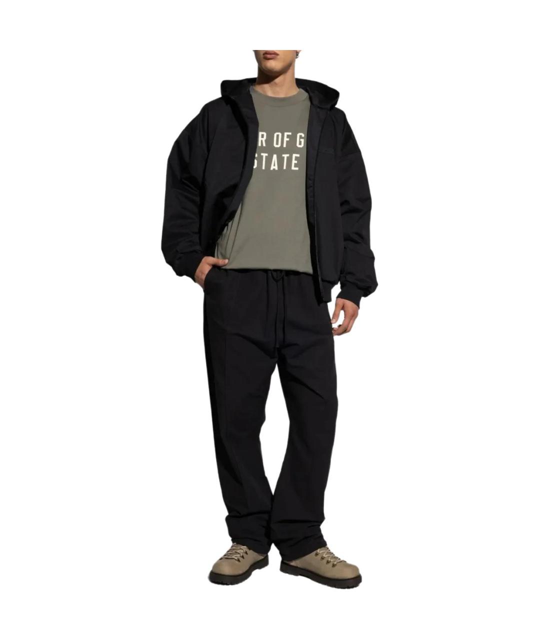 FEAR OF GOD ESSENTIALS Черная куртка, фото 4