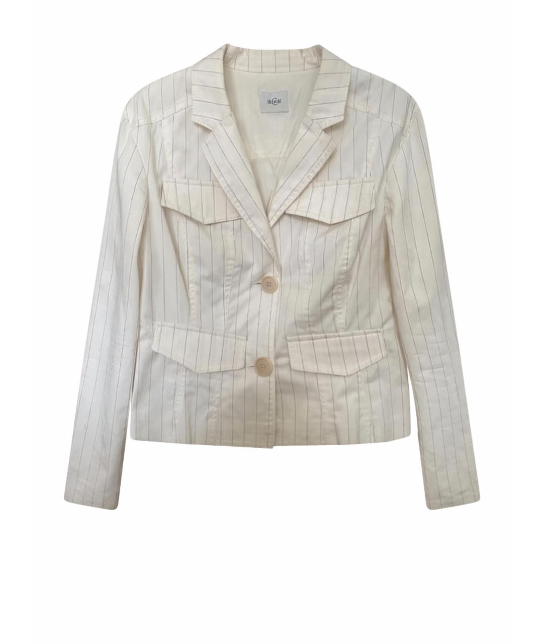 CERRUTI 1881 Белый хлопковый жакет/пиджак, фото 1