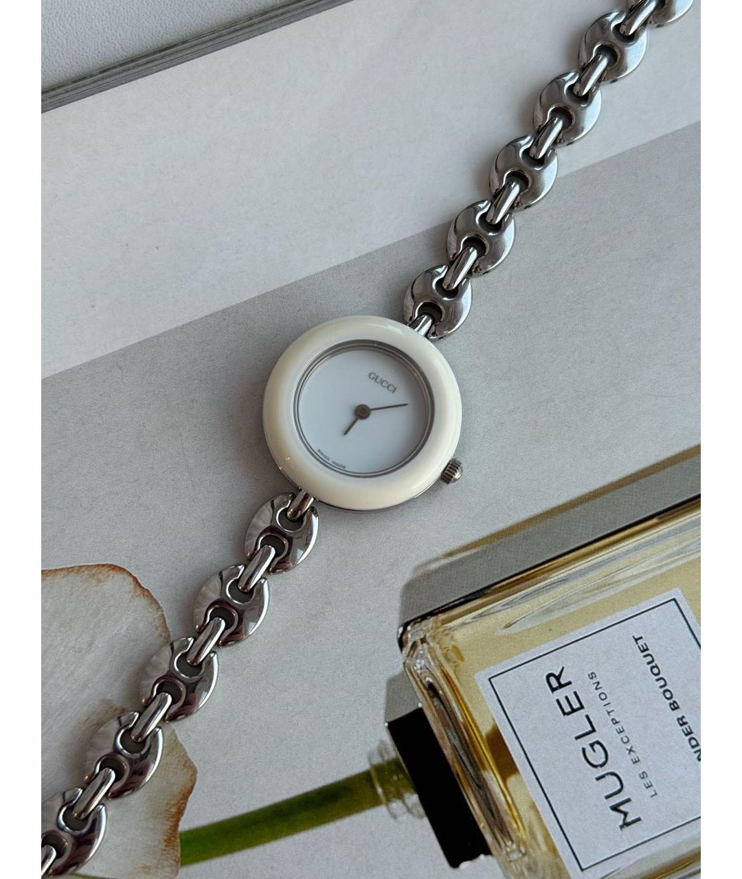 GUCCI Серебряные часы, фото 8