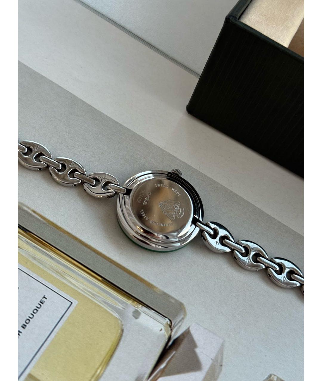 GUCCI Серебряные часы, фото 4
