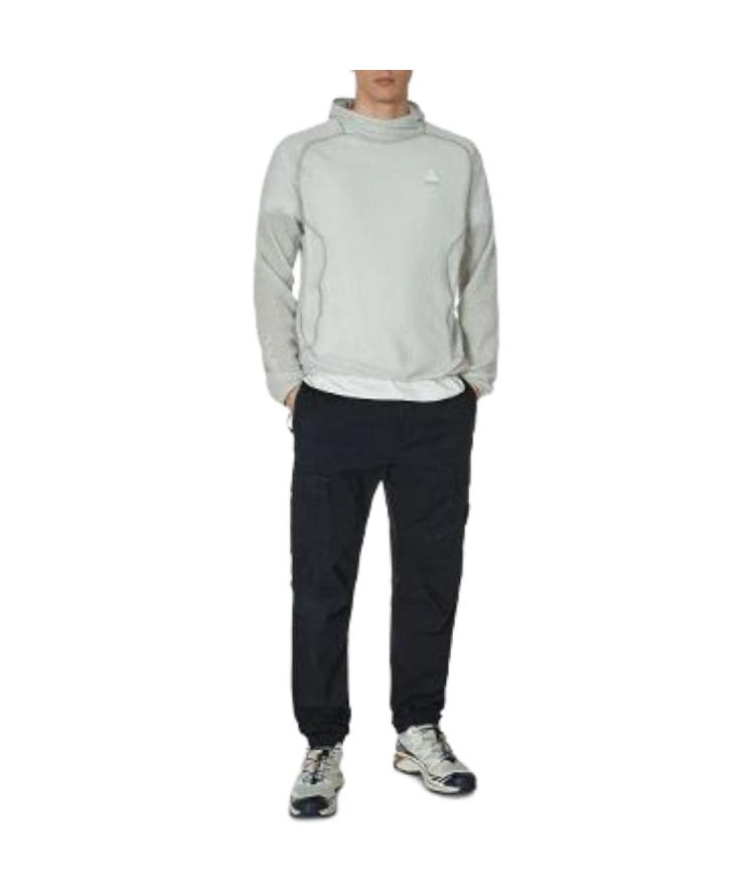 STONE ISLAND Темно-синие повседневные брюки, фото 4