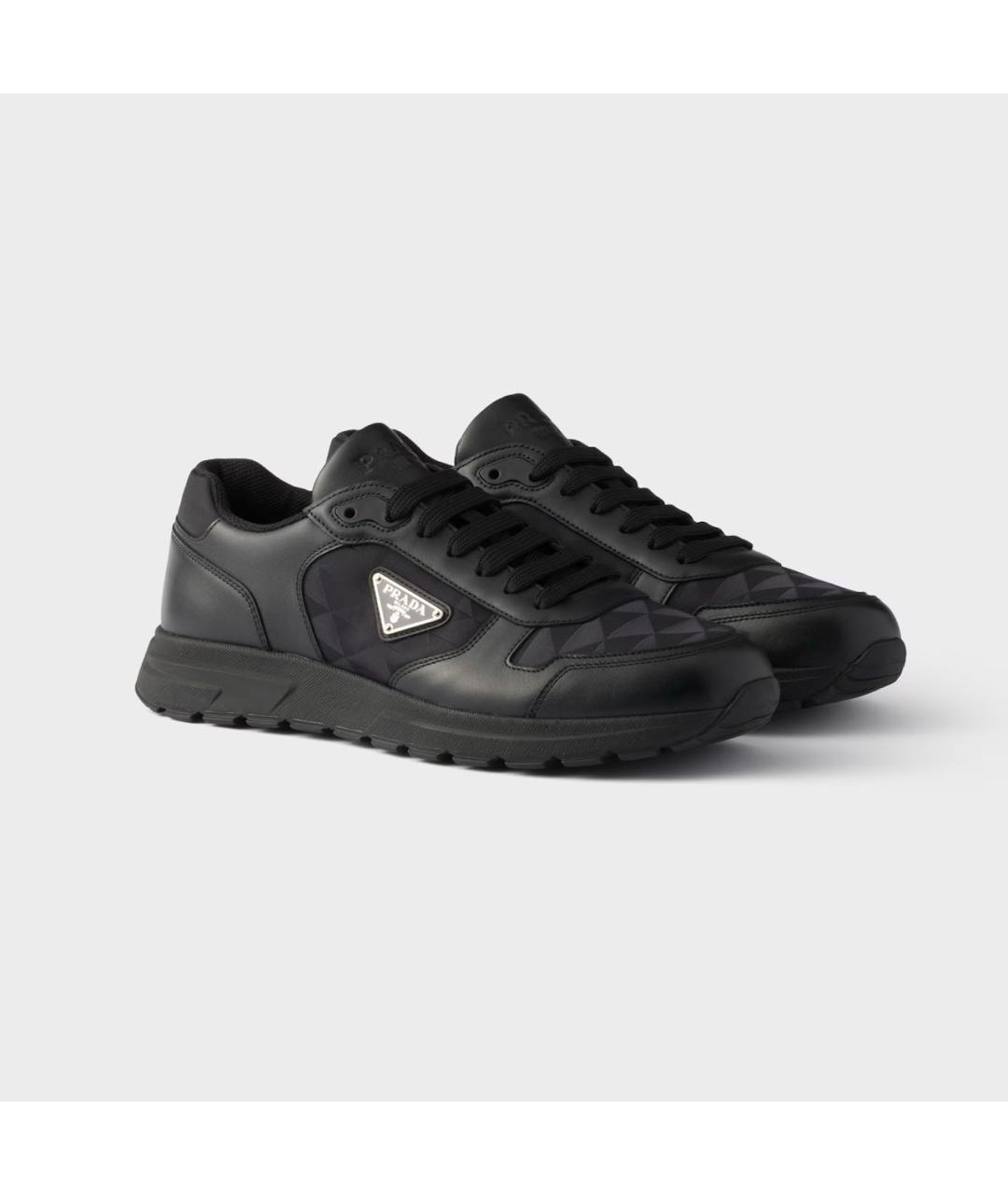 PRADA Черные кожаные слипоны, фото 2