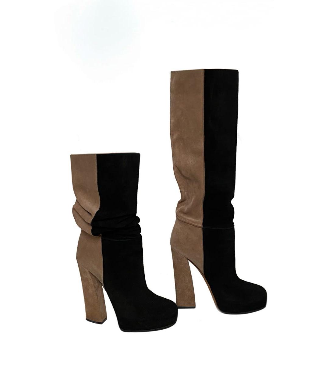 CASADEI Мульти замшевые сапоги, фото 8