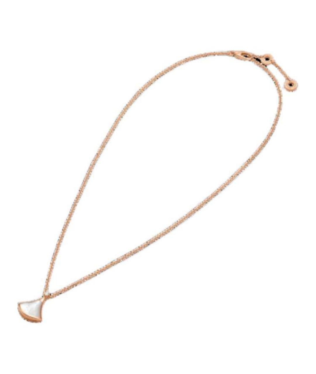BVLGARI Золотое колье из розового золота, фото 3