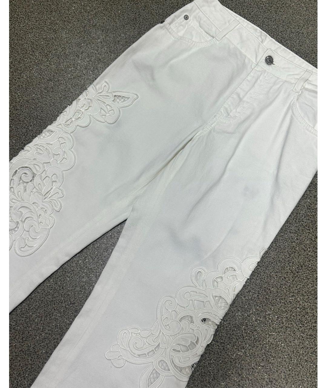 ERMANNO SCERVINO Белые прямые джинсы, фото 2