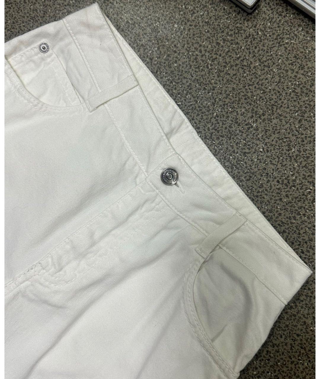 ERMANNO SCERVINO Белые прямые джинсы, фото 3