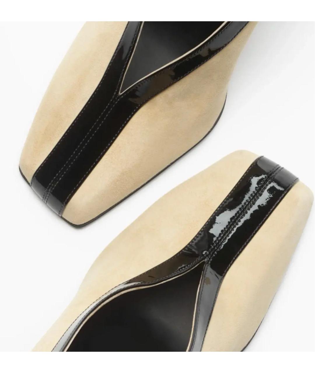 CHANEL Бежевые замшевые туфли, фото 5