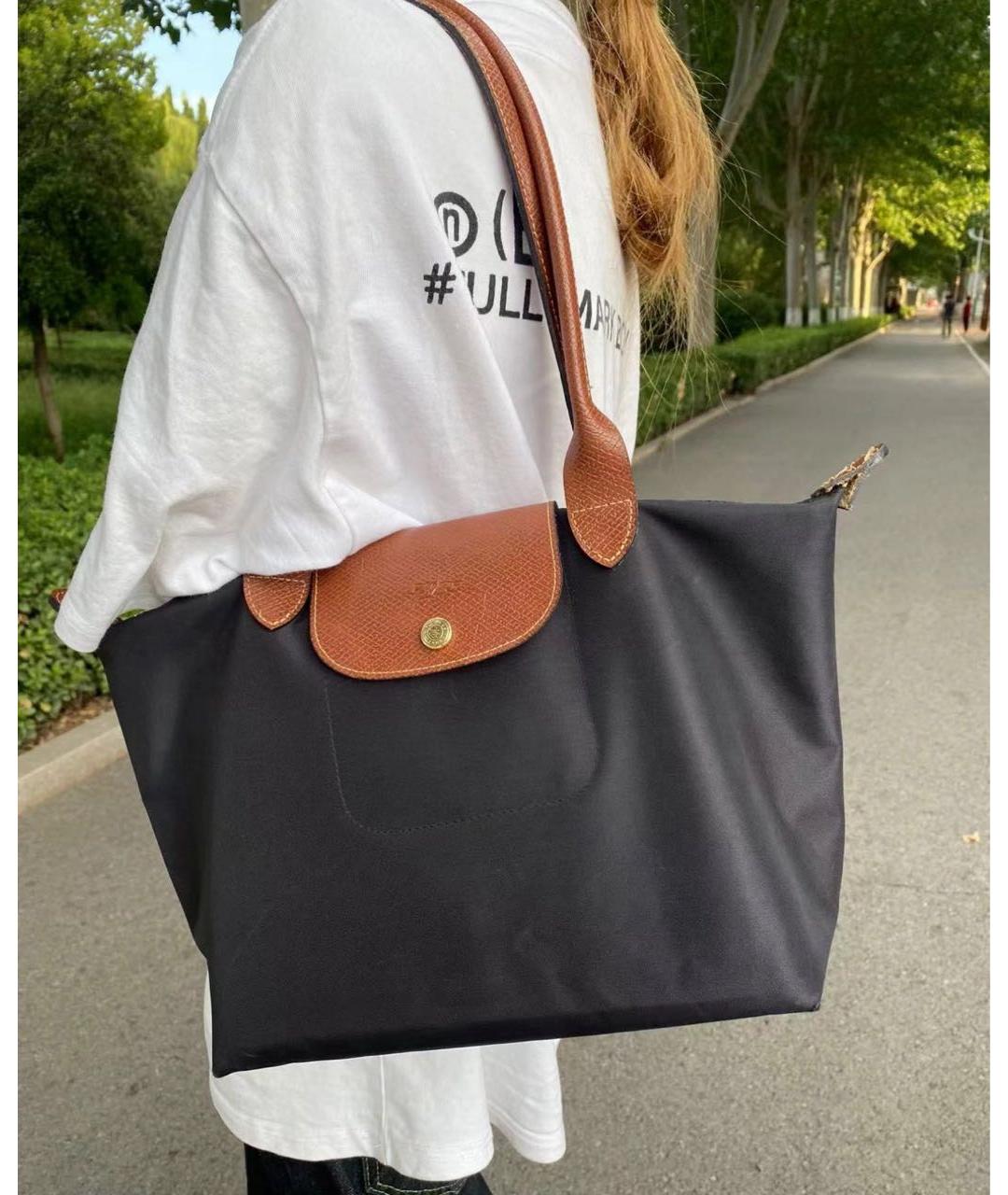 LONGCHAMP Черная сумка через плечо, фото 7