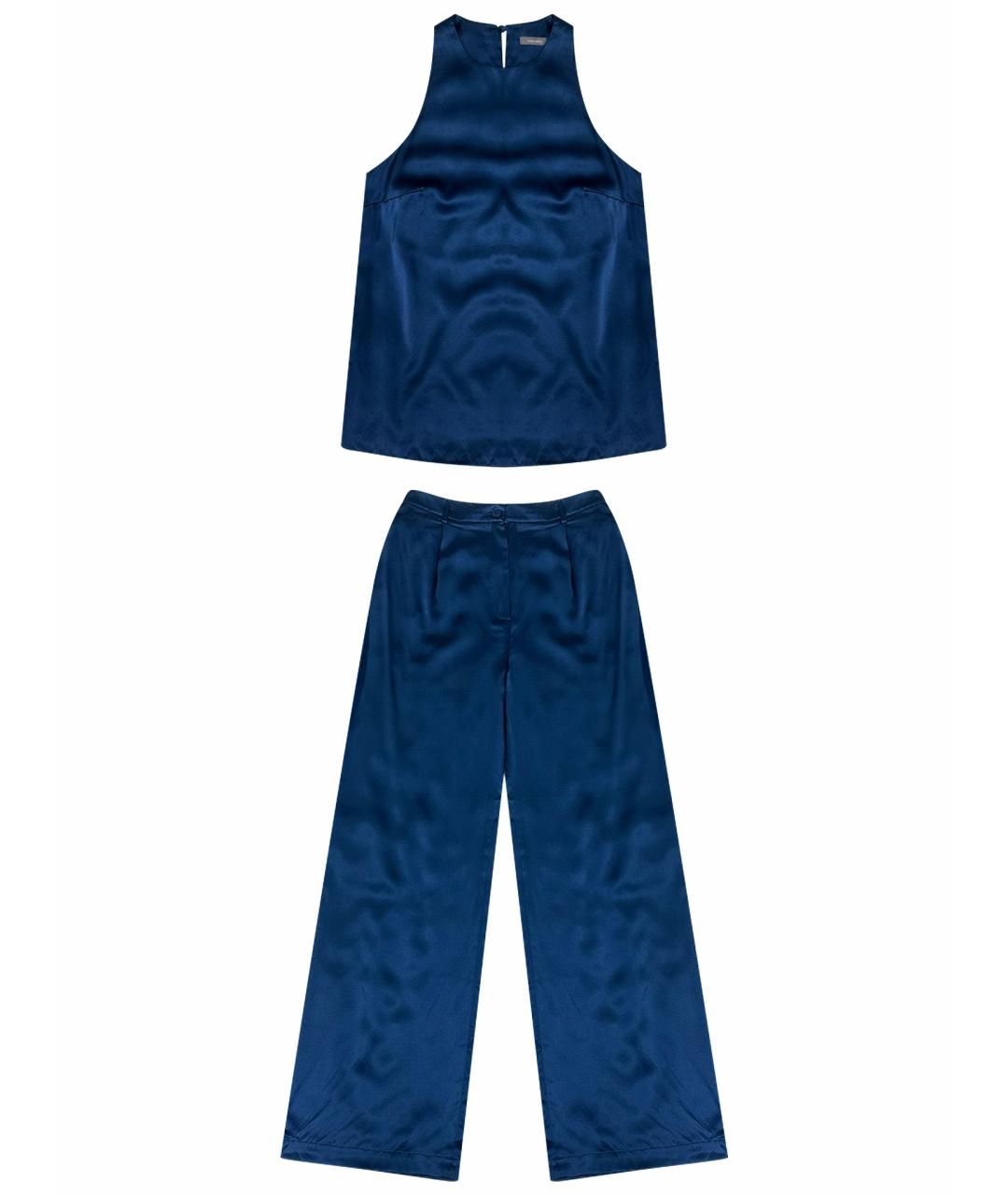 12 STOREEZ Темно-синий костюм с брюками, фото 1