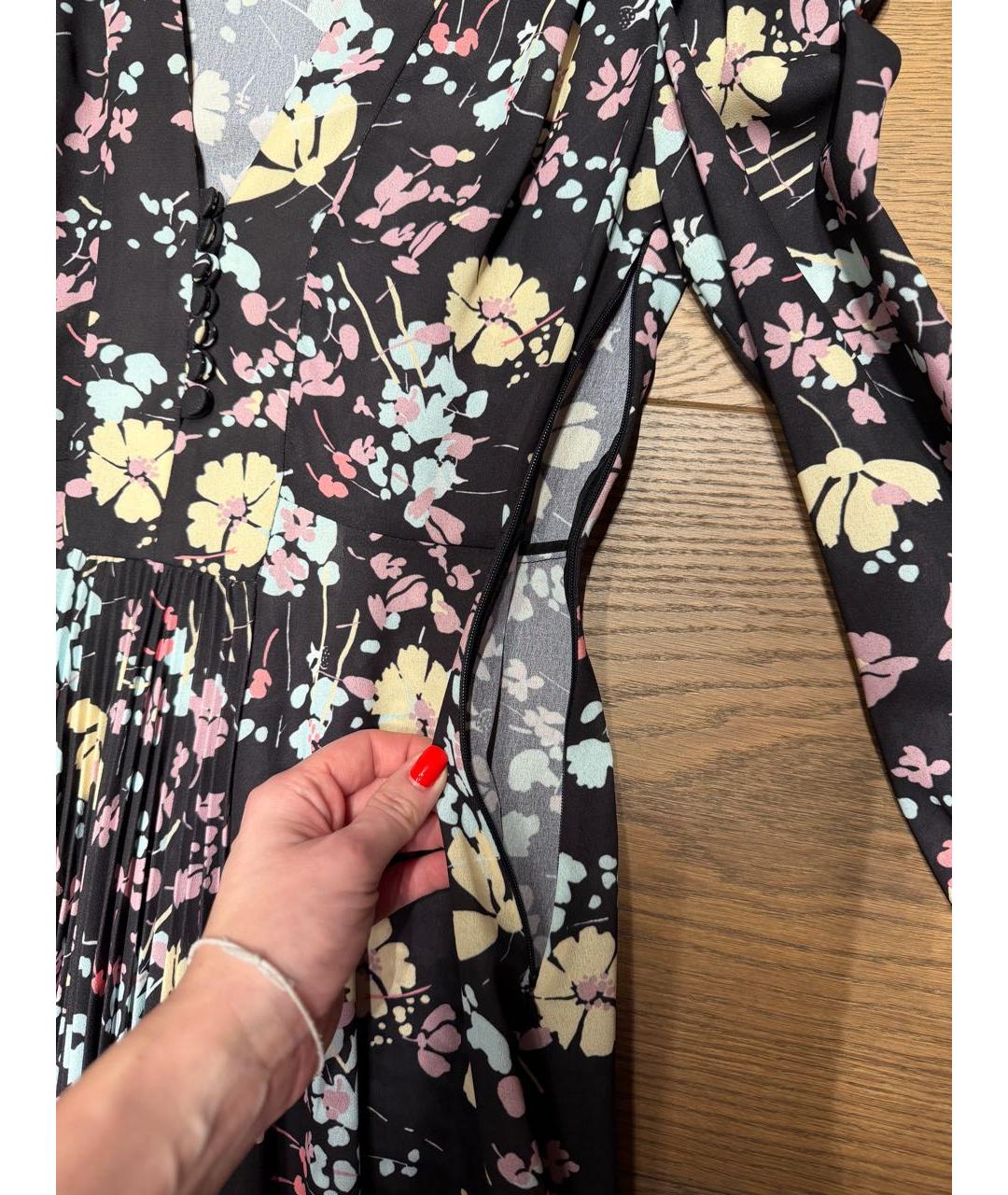 PRADA Черное полиэстеровое повседневное платье, фото 3