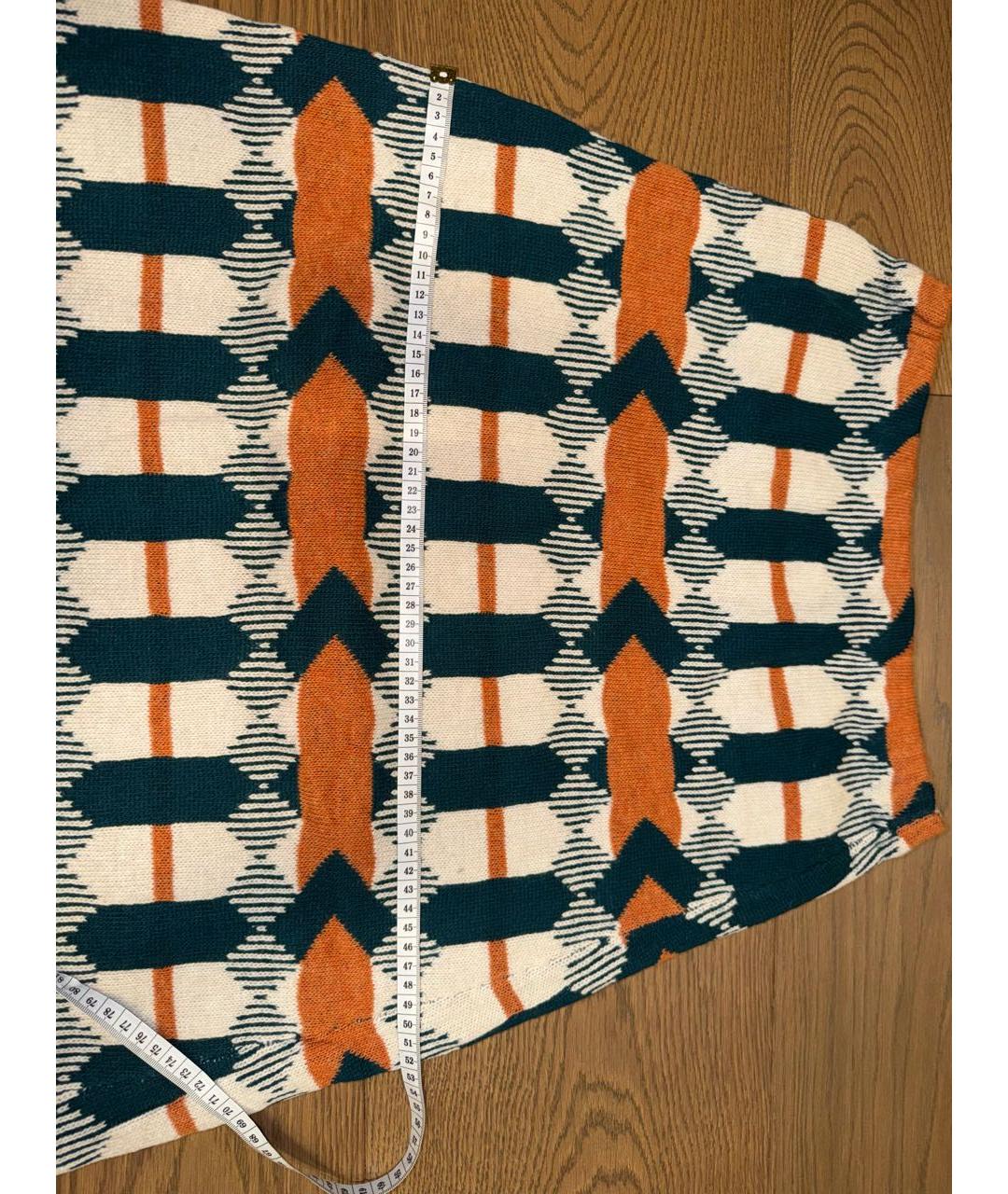 PRADA Мульти шерстяная юбка миди, фото 3