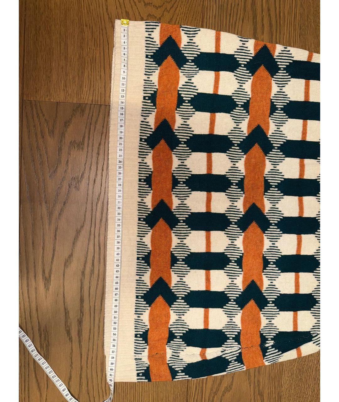 PRADA Мульти шерстяная юбка миди, фото 4