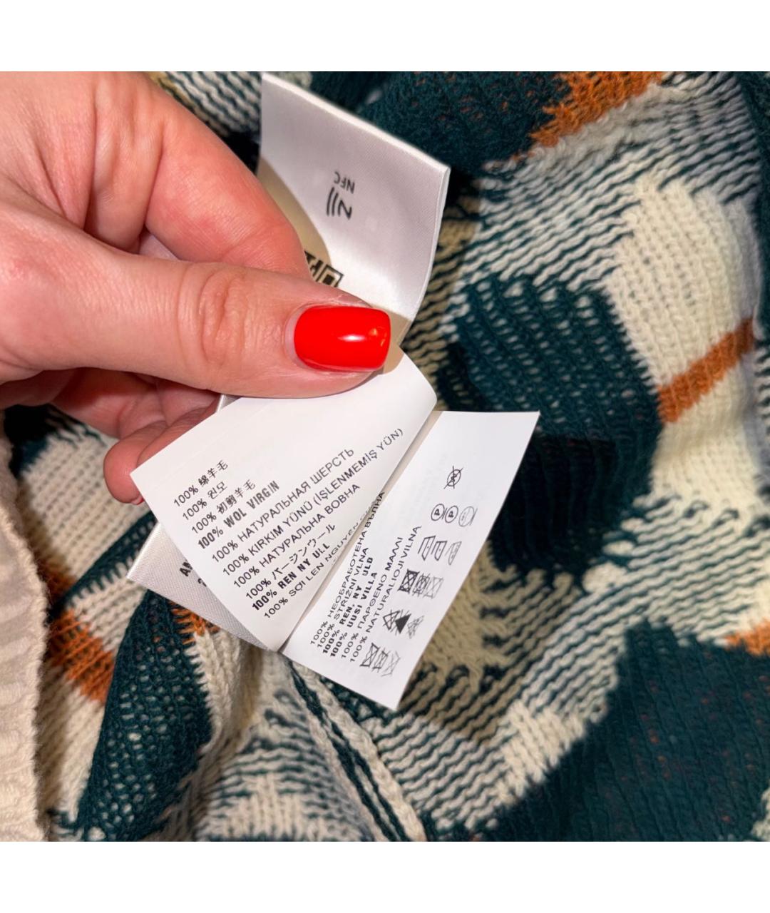 PRADA Мульти шерстяная юбка миди, фото 6