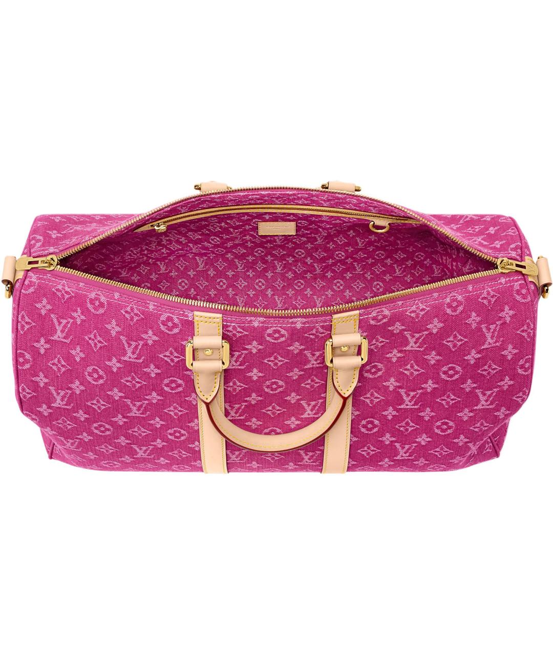 LOUIS VUITTON Розовая дорожная/спортивная сумка, фото 4