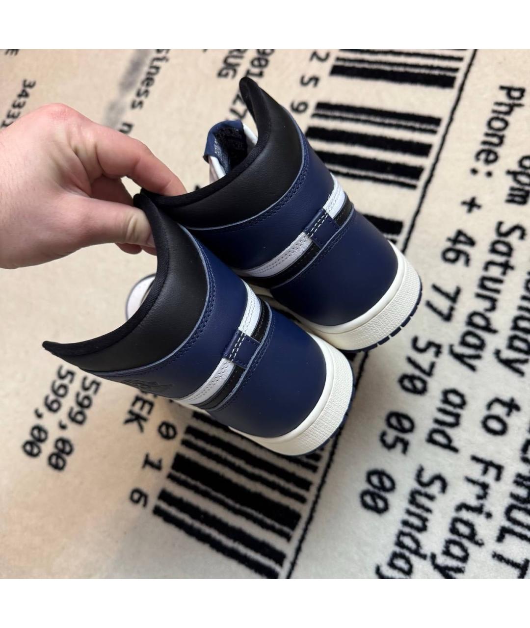 JORDAN Синие высокие кроссовки / кеды, фото 4