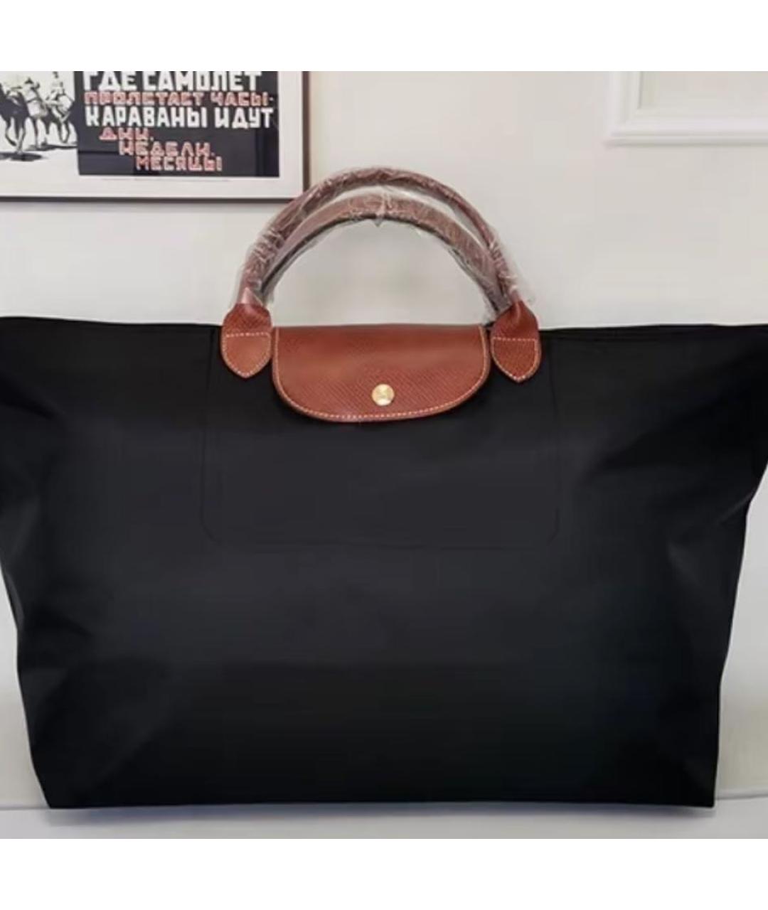 LONGCHAMP Черная дорожная/спортивная сумка, фото 6