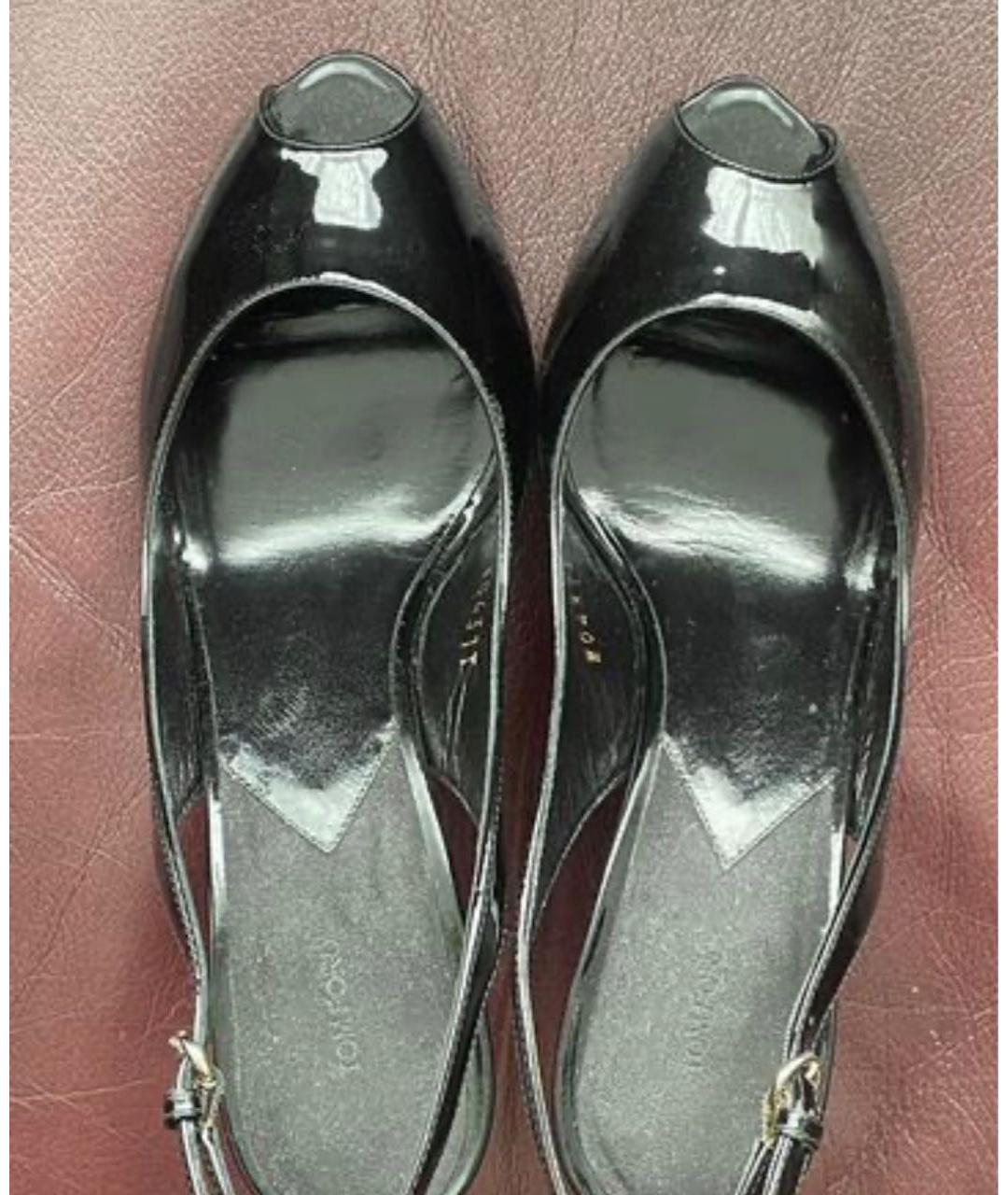 TOM FORD Черные туфли из лакированной кожи, фото 4