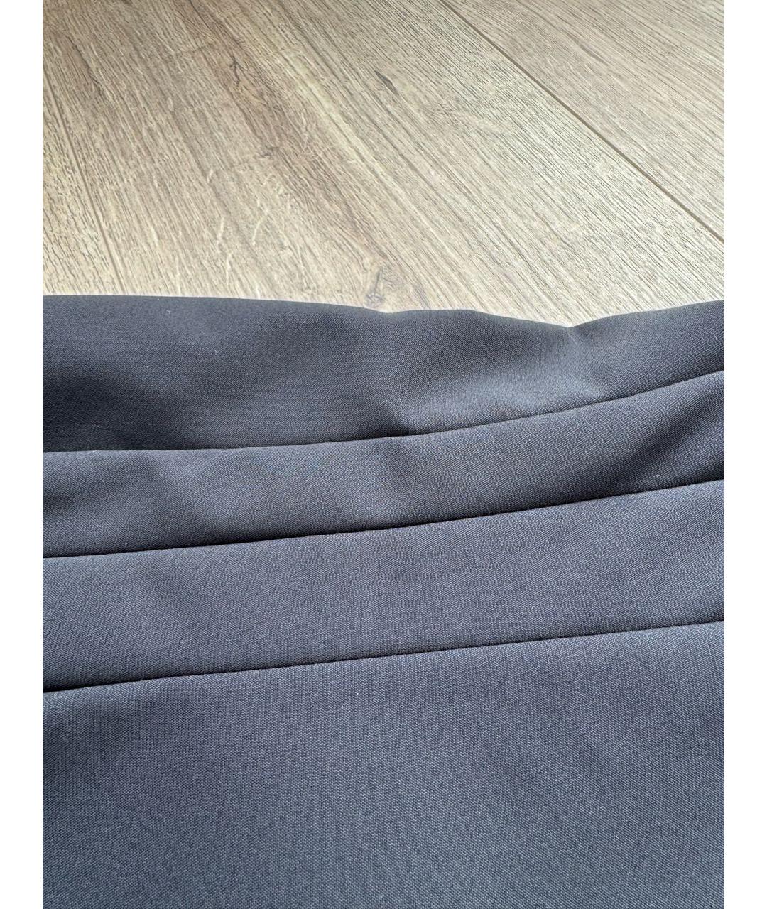 TWIN-SET Черное хлопковое повседневное платье, фото 8