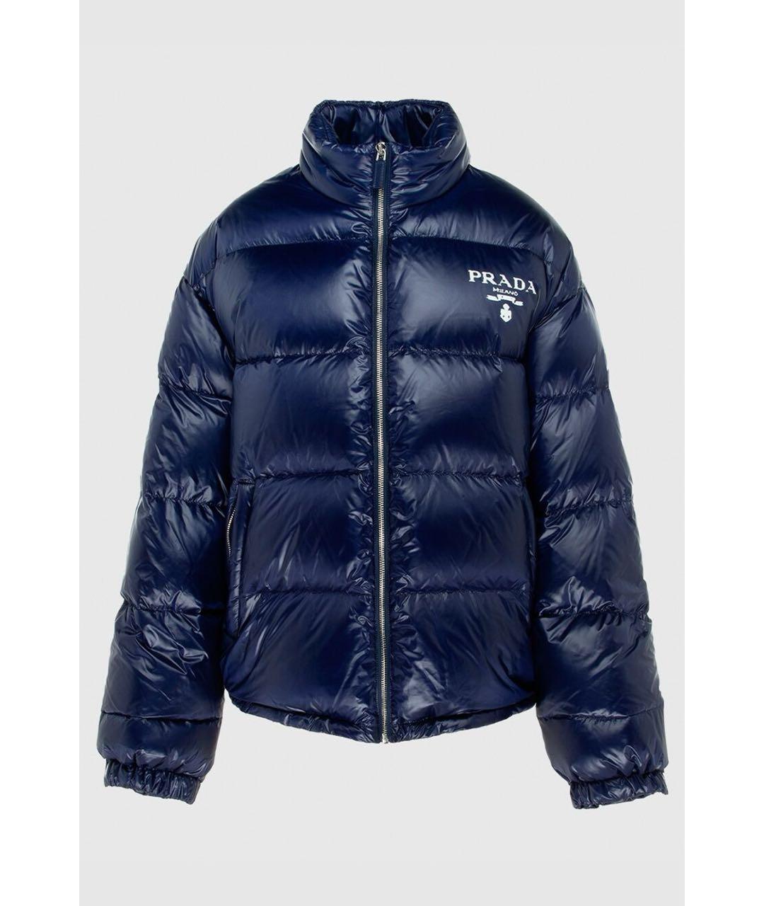 PRADA Темно-синий пуховик, фото 9