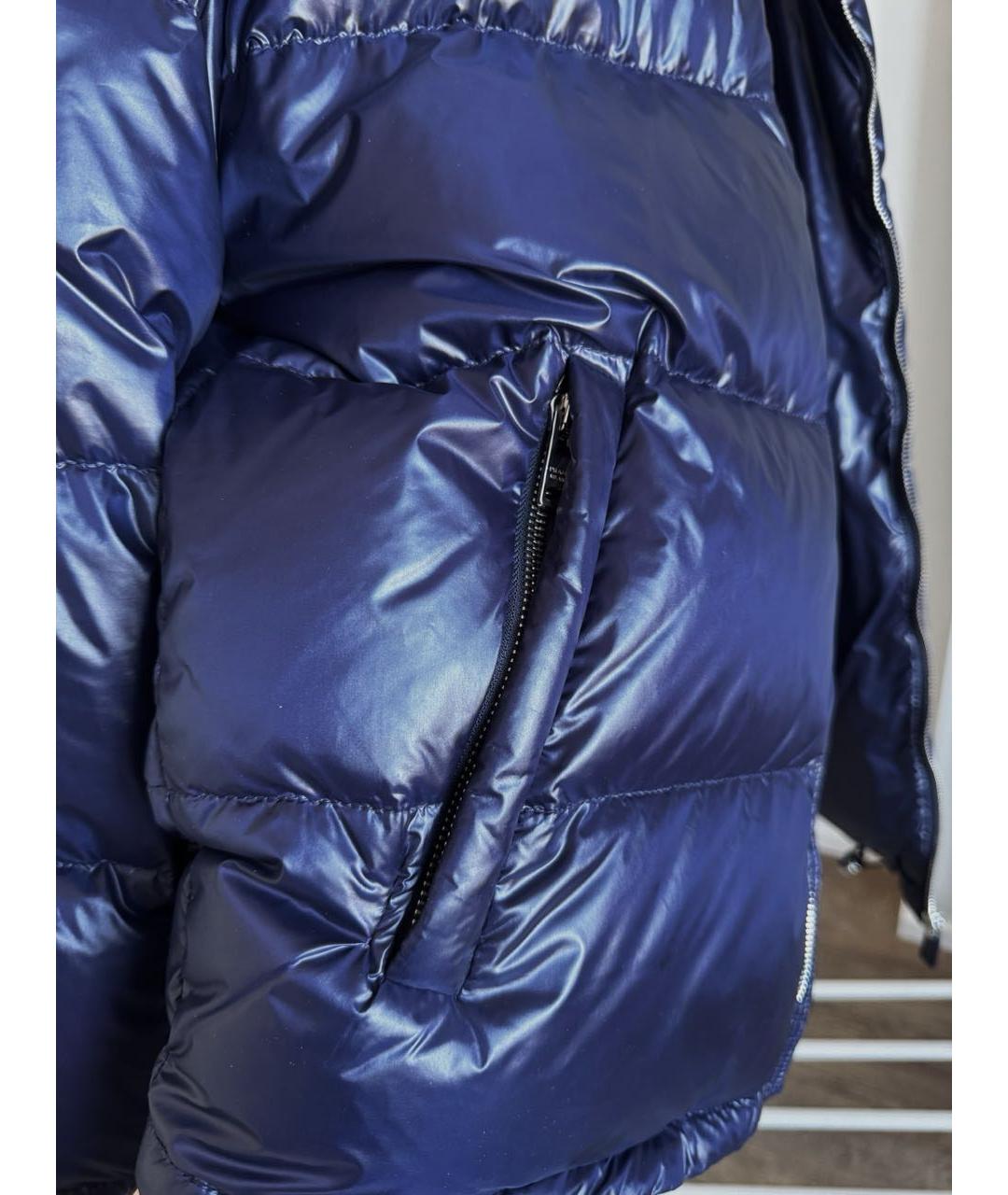 PRADA Темно-синий пуховик, фото 5