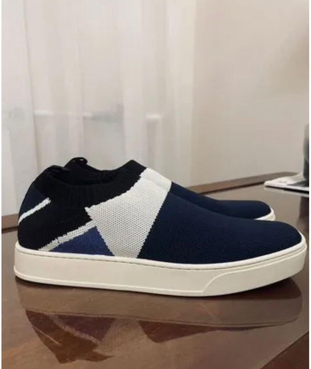 MAX&CO Синие текстильные слипоны, фото 9