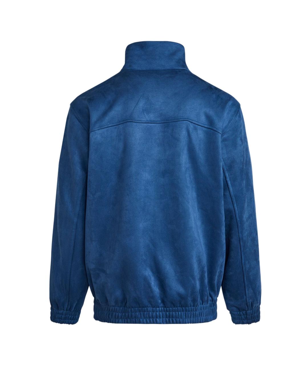 ADIDAS Синяя полиэстеровая куртка, фото 2