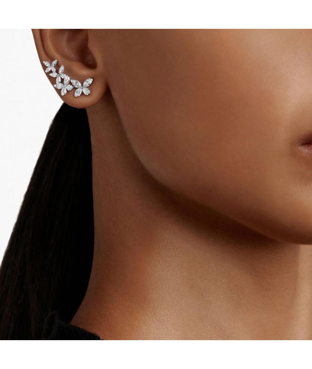 GRAFF Серебряные серьги из белого золота, фото 2