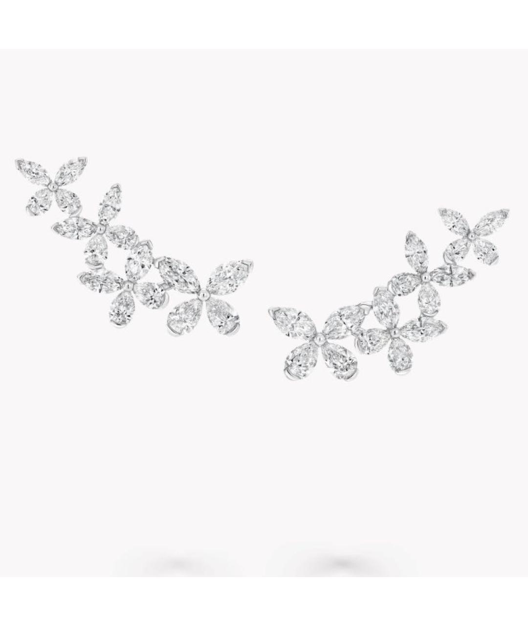 GRAFF Серебряные серьги из белого золота, фото 3