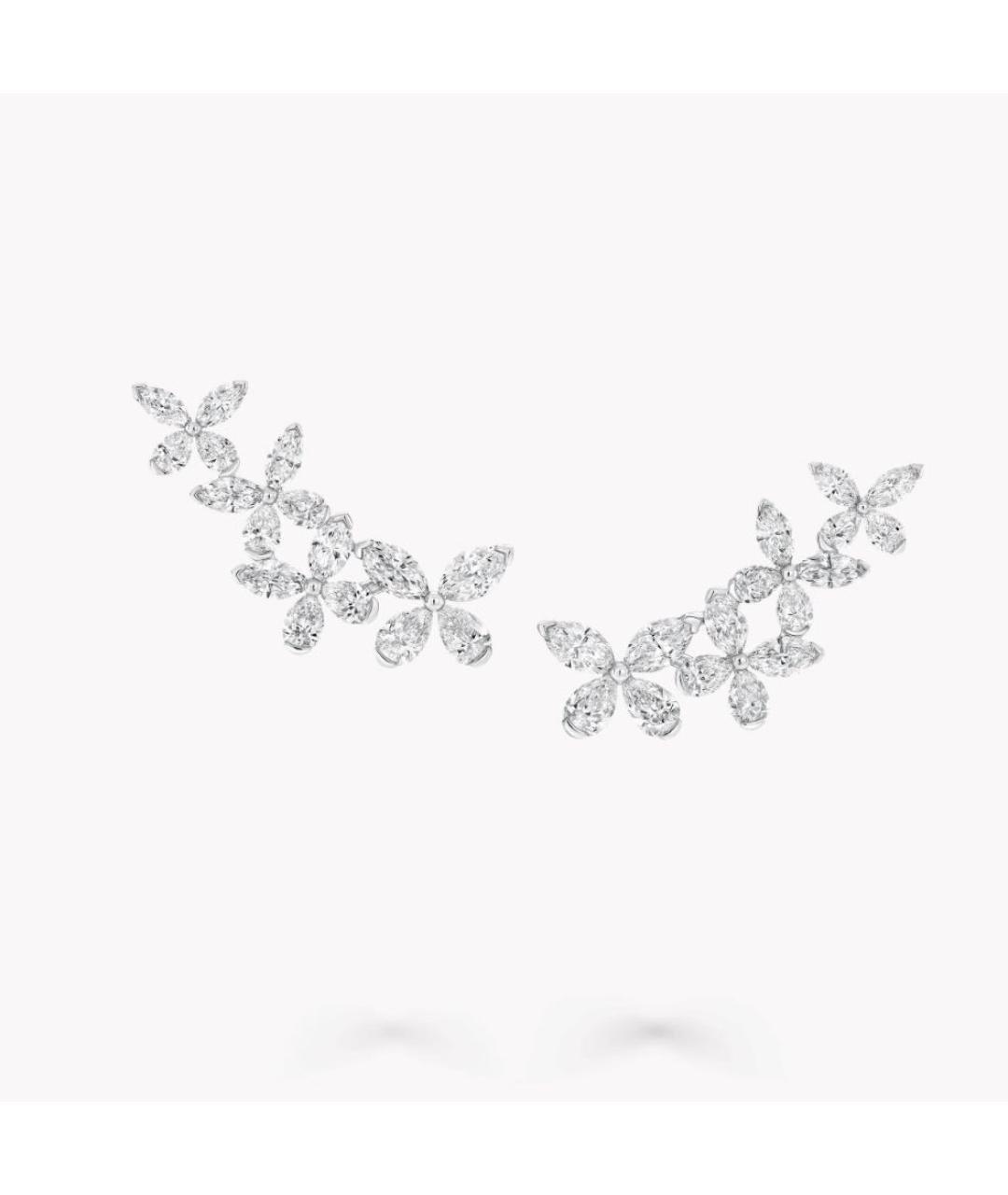 GRAFF Серебряные серьги из белого золота, фото 4