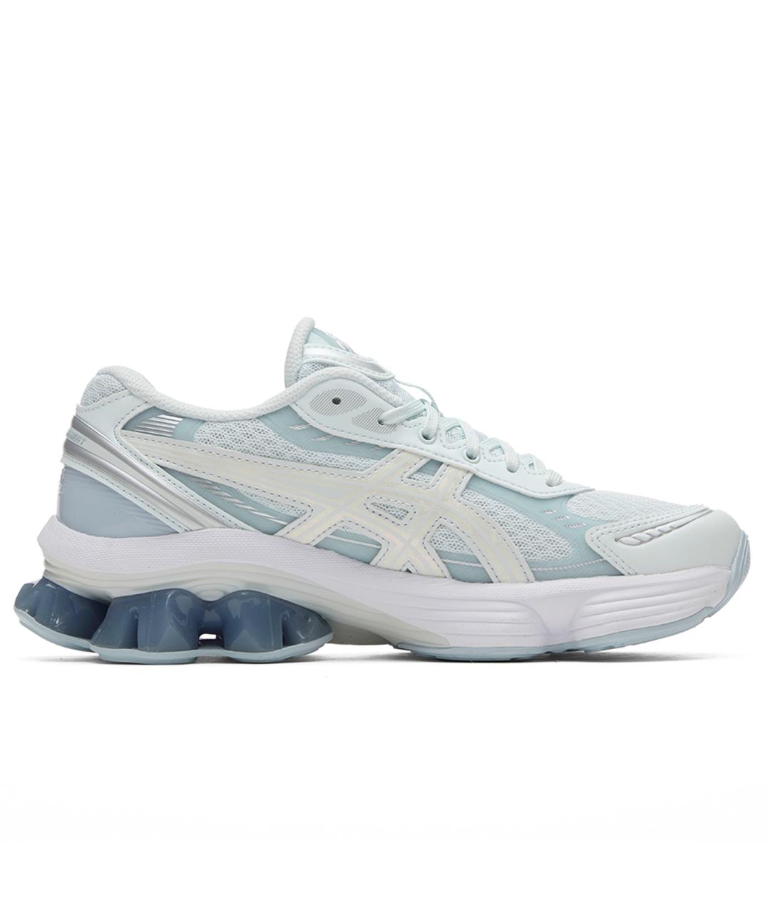 ASICS Голубые кожаные кроссовки, фото 1