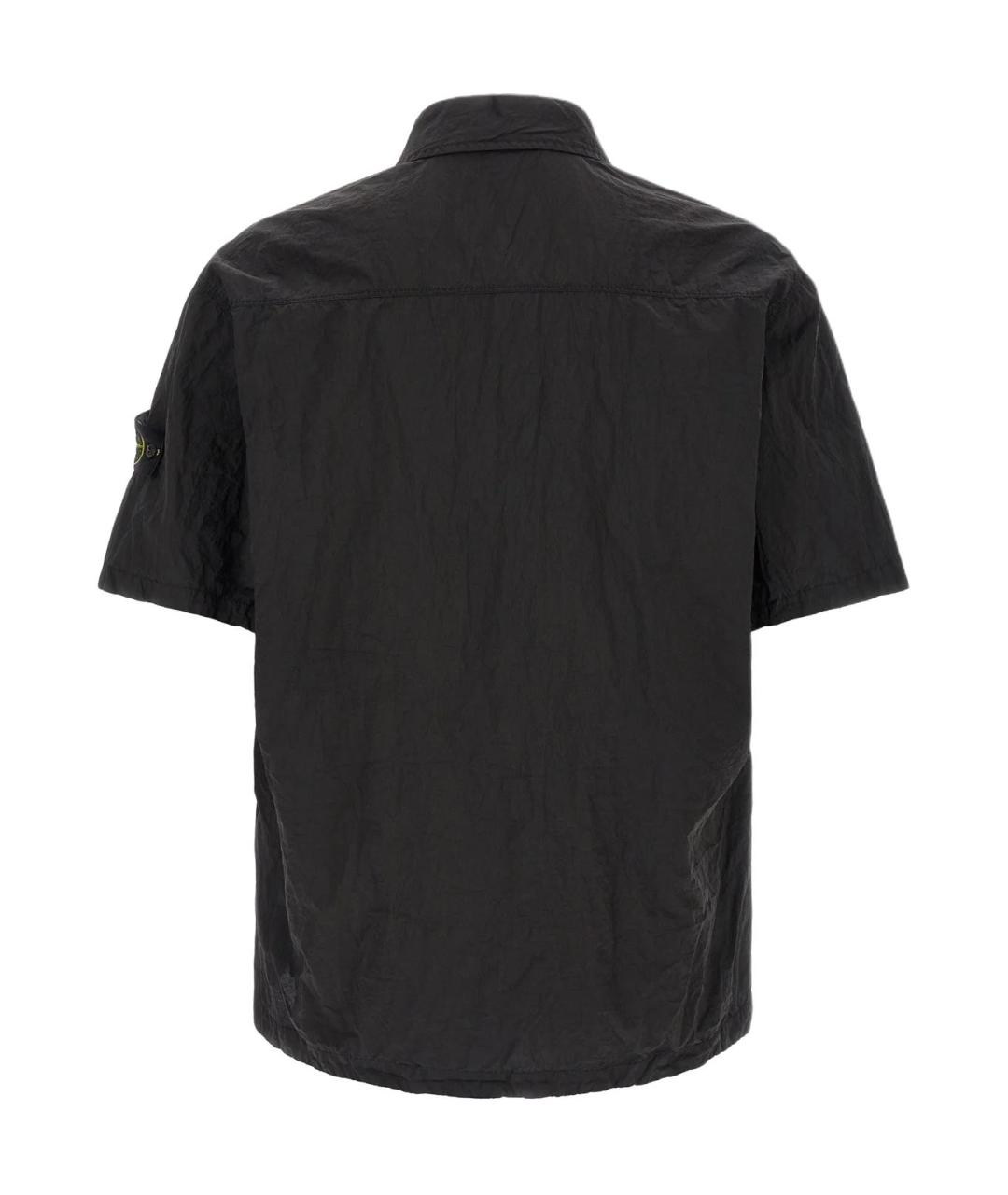 STONE ISLAND Черная рубашка, фото 2
