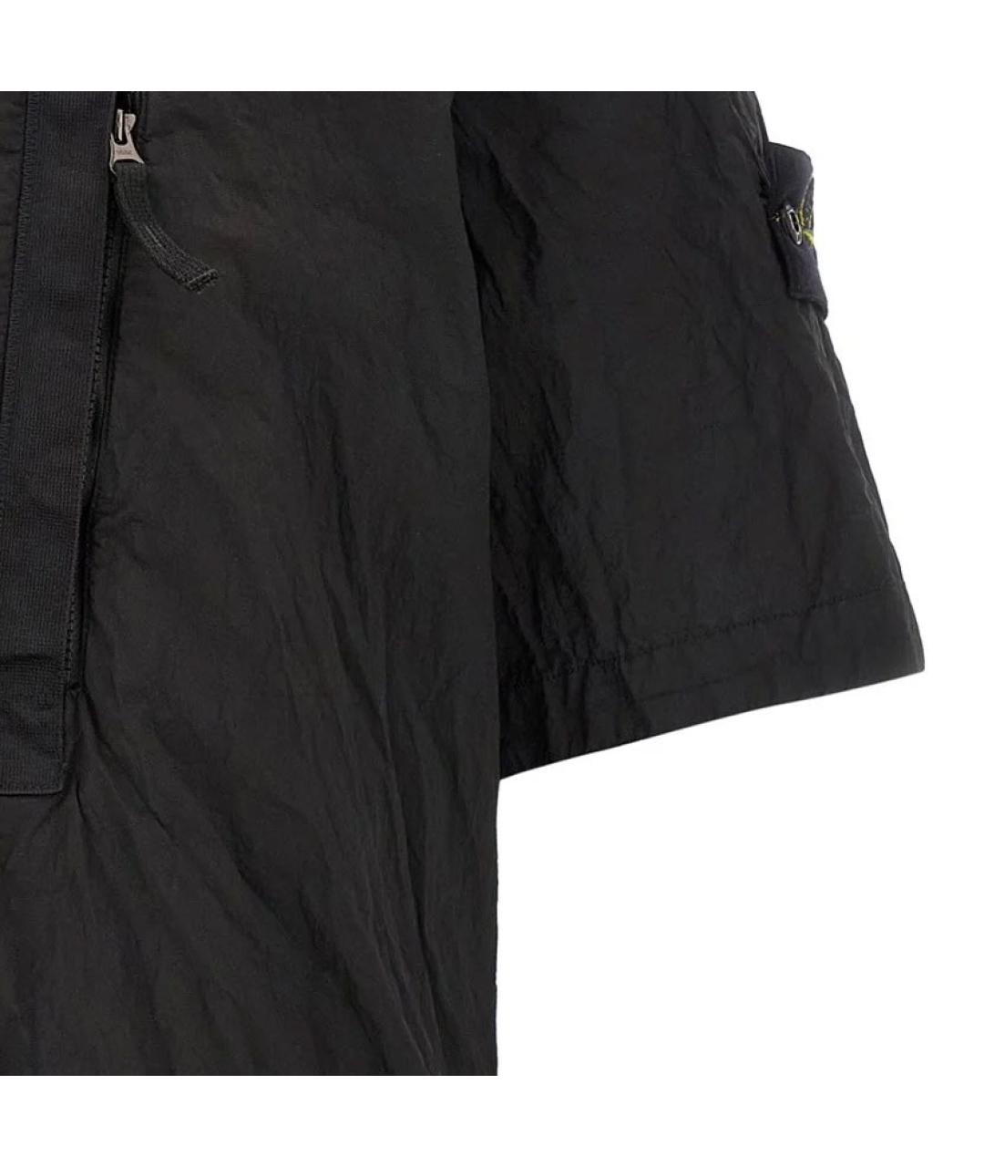 STONE ISLAND Черная рубашка, фото 4