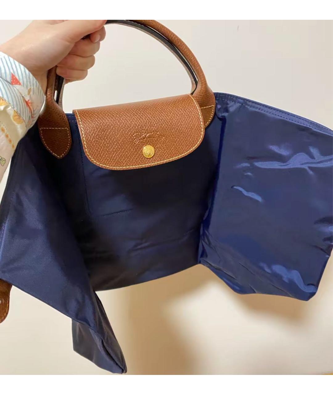 LONGCHAMP Темно-синяя дорожная/спортивная сумка, фото 5