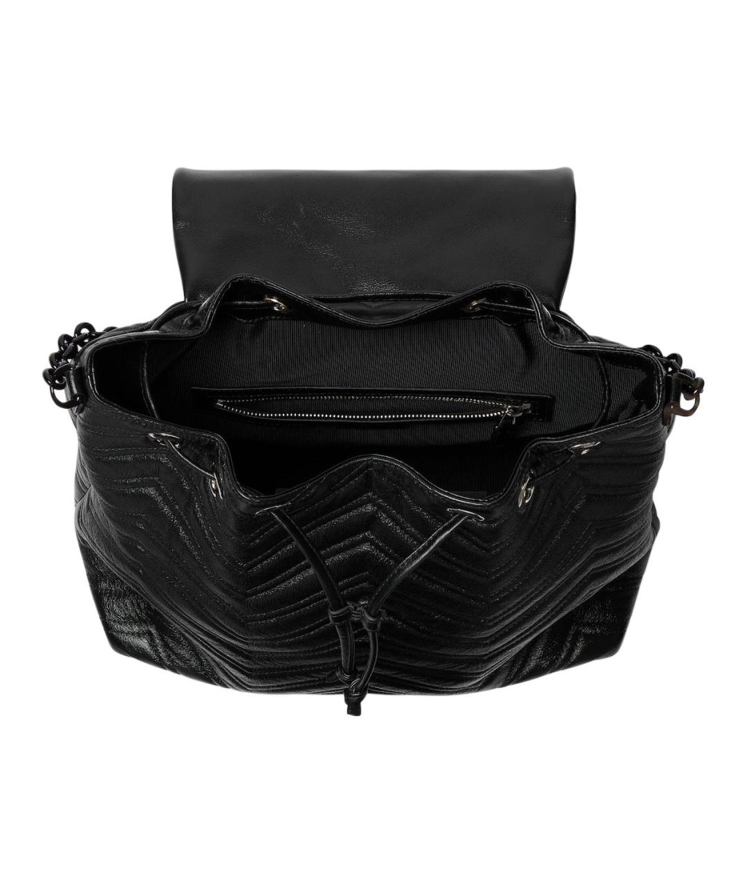 GUCCI Черный кожаный рюкзак, фото 5