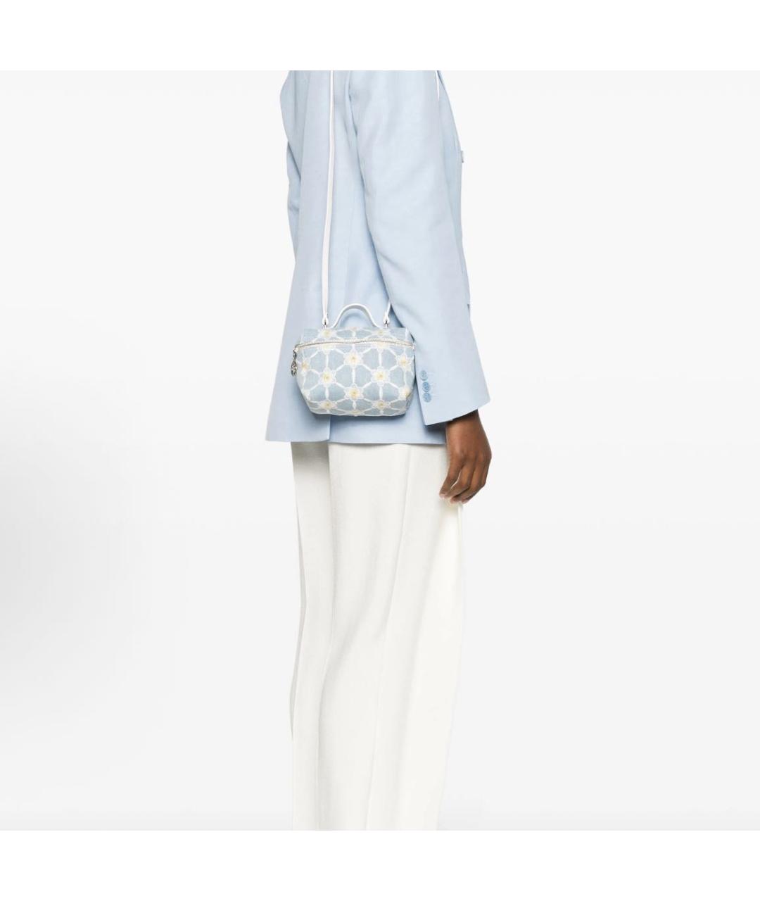 LONGCHAMP Голубая деним сумка через плечо, фото 8