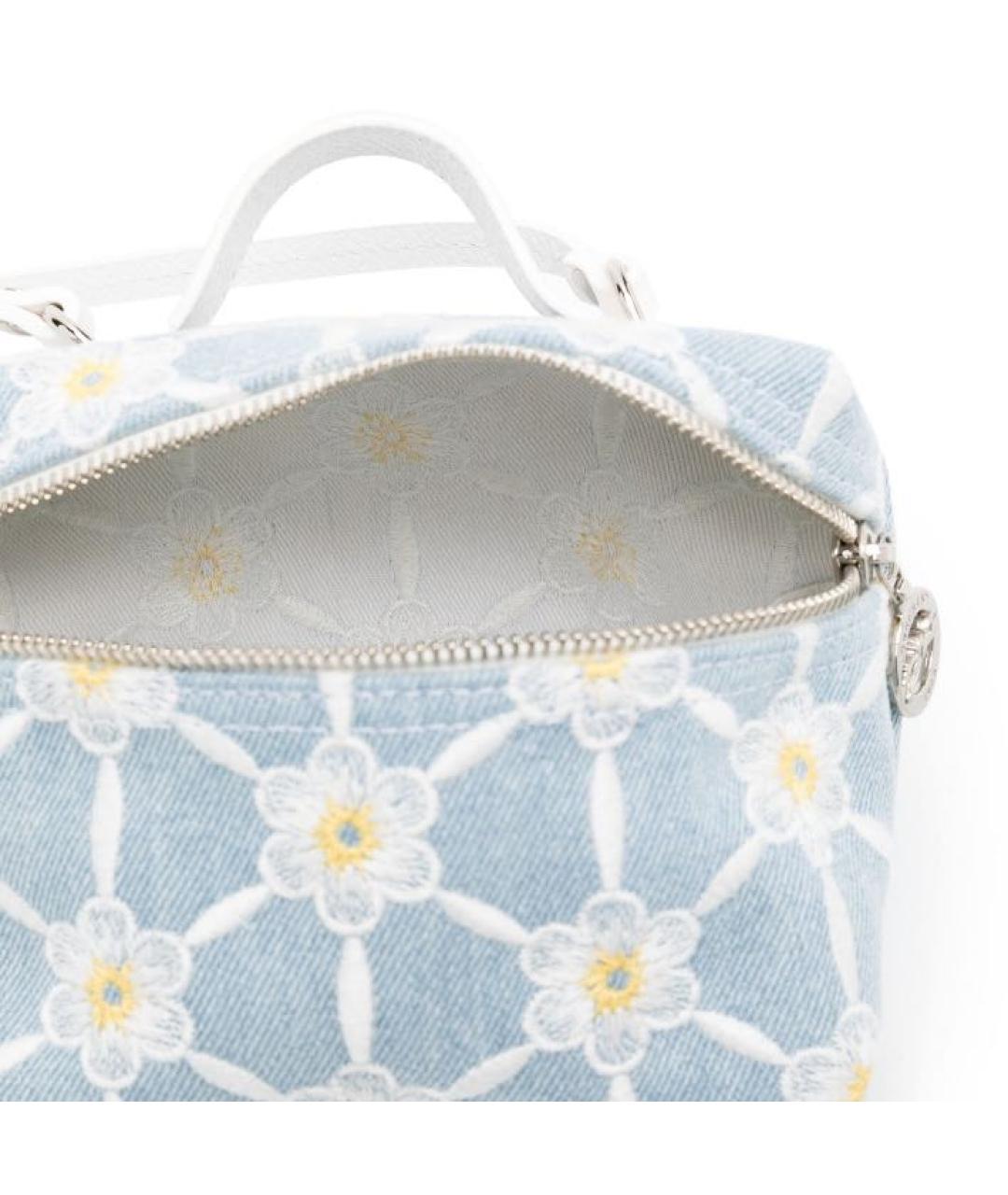 LONGCHAMP Голубая деним сумка через плечо, фото 7