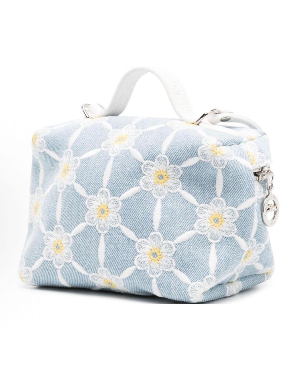 LONGCHAMP Голубая деним сумка через плечо, фото 5