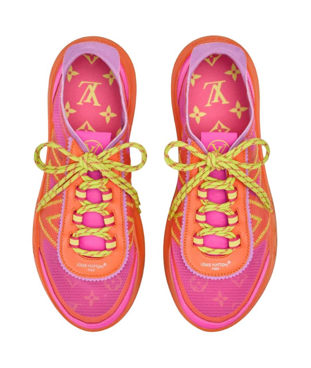 LOUIS VUITTON Розовые кроссовки, фото 4