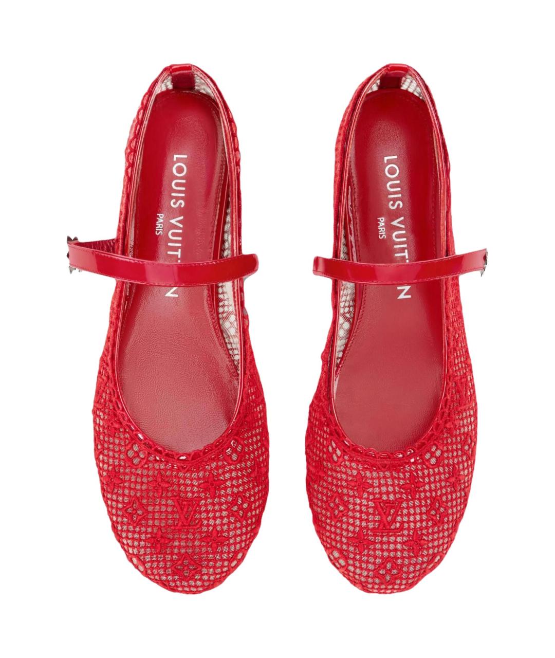 LOUIS VUITTON Красные туфли, фото 4