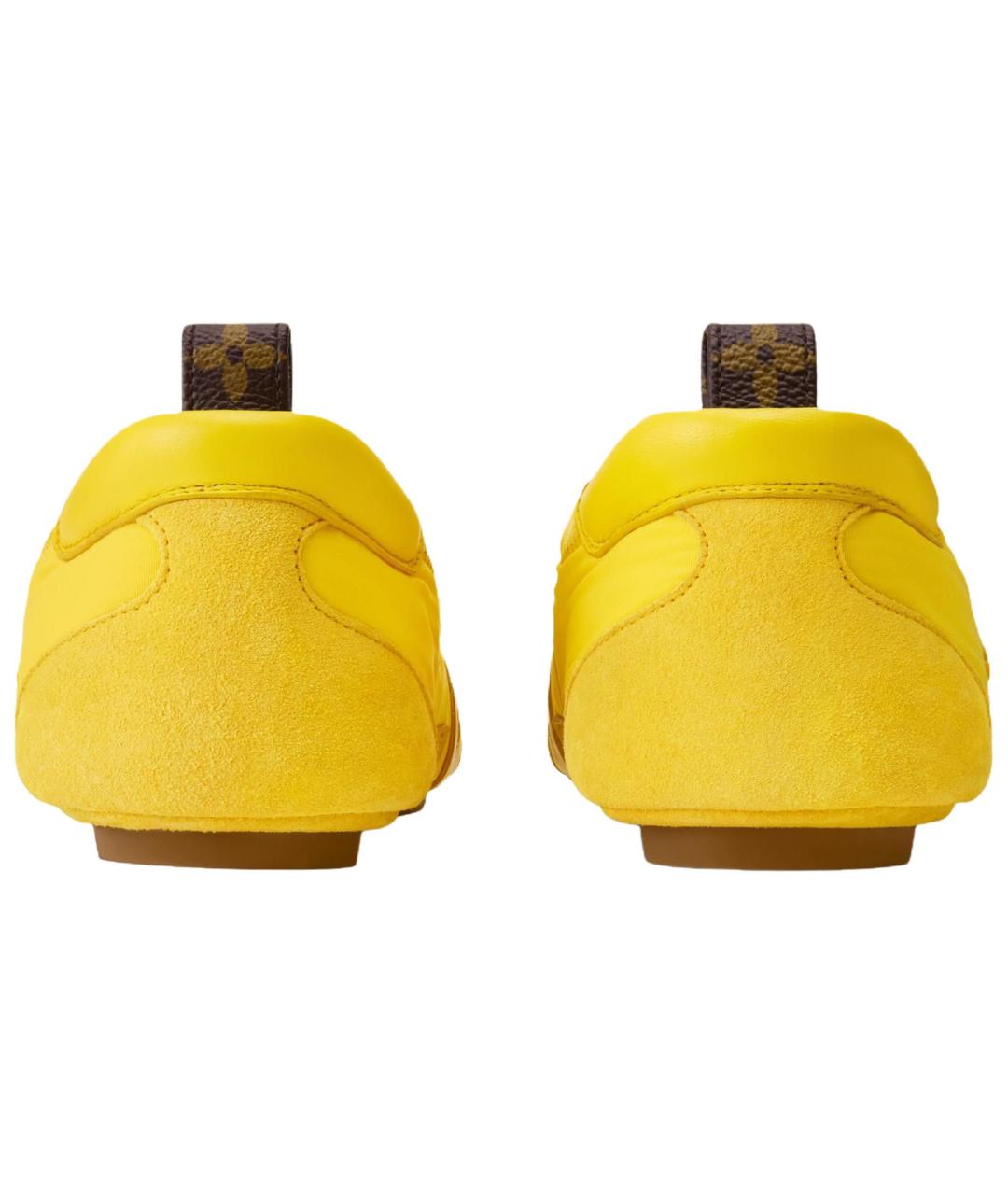 LOUIS VUITTON Желтые кроссовки, фото 5